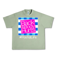 Oil Green back and body hurts Urban Heavy Tee - artisFamous