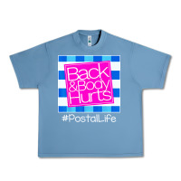 Pebble Blue back and body hurts Urban Heavy Tee - artisFamous