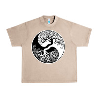French Oak tree of life yin yang Urban Heavy Tee - artisFamous