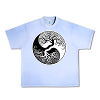 Grape Ice tree of life yin yang Urban Heavy Tee - artisFamous