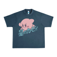 Midnight Navy funny kirby kanji Urban Heavy Tee - artisFamous