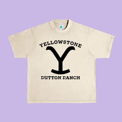 Black Stone Dutton Ranch Urban Heavy Tee Designed By Artisfamous