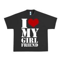 Pigment Black i heart my girlfriend shirt Urban Heavy Tee - artisFamous