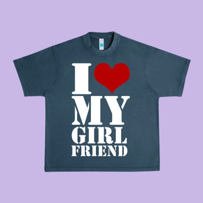 I Heart My Girlfriend Shirt Urban Heavy Tee Designed By Artisfamous
