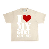 Sandshell i heart my girlfriend shirt Urban Heavy Tee - artisFamous