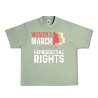 Oil Green women’s march for reproductive rights pro choice feminist, women’s Urban Heavy Tee - artisFamous