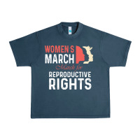 Midnight Navy women’s march for reproductive rights pro choice feminist, women’s Urban Heavy Tee - artisFamous