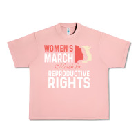 Salmon women’s march for reproductive rights pro choice feminist, women’s Urban Heavy Tee - artisFamous
