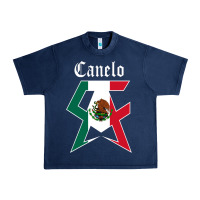 Navy canelo alvarez Urban Heavy Tee - artisFamous