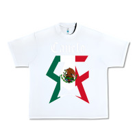 White canelo alvarez Urban Heavy Tee - artisFamous