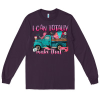 Plum i can totally make that Long Sleeve Tee - Artiststas
