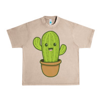 French Oak happy cactus hug me please Urban Heavy Tee - artisFamous