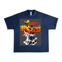 Navy cartoon Urban Heavy Tee - artisFamous