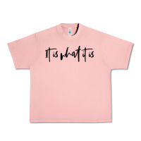 Salmon it is what it is Urban Heavy Tee - artisFamous