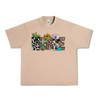 Burro nurse leopard and cowhide Urban Heavy Tee - CowhideDigitalArt