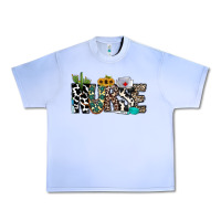 Grape Ice nurse leopard and cowhide Urban Heavy Tee - CowhideDigitalArt