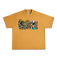 Peanut Butter nurse leopard and cowhide Urban Heavy Tee - CowhideDigitalArt