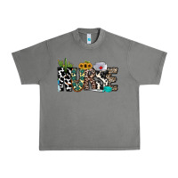 Tornado nurse leopard and cowhide Urban Heavy Tee - CowhideDigitalArt