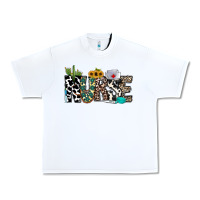 White nurse leopard and cowhide Urban Heavy Tee - CowhideDigitalArt