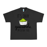 Pigment Black its okay guacamole im extra too Urban Heavy Tee - artisFamous