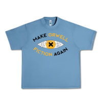 Pebble Blue make orwell fiction again Urban Heavy Tee - artisFamous