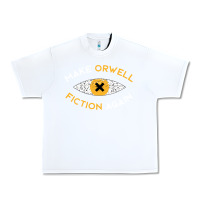 White make orwell fiction again Urban Heavy Tee - artisFamous