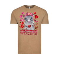 Vintage Coffee i want hippopotamus for valentines day Vintage Tee - CowhideDigitalArt