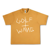 Peanut Butter golf wang burgundy Urban Heavy Tee - artisFamous