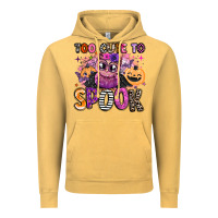 Vintage Mustard wicked cute too cute to spook Vintage Hoodie - BarkalooDesign