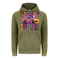 Vintage Olive wicked cute too cute to spook Vintage Hoodie - BarkalooDesign