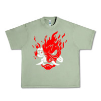 Oil Green cyberpunk 2077 Urban Heavy Tee - artisFamous