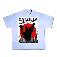Grape Ice vintage catzilla japanese sunset style Urban Heavy Tee - artisFamous