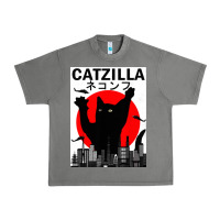 Tornado vintage catzilla japanese sunset style Urban Heavy Tee - artisFamous
