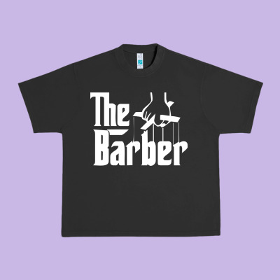 The Barber Urban Heavy Tee Designed By Artisfamous