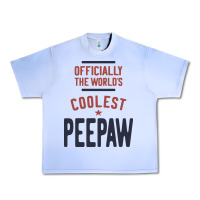 Officially The World's Coolest Peepaw | Mens Gift Urban Heavy Tee | Teevron