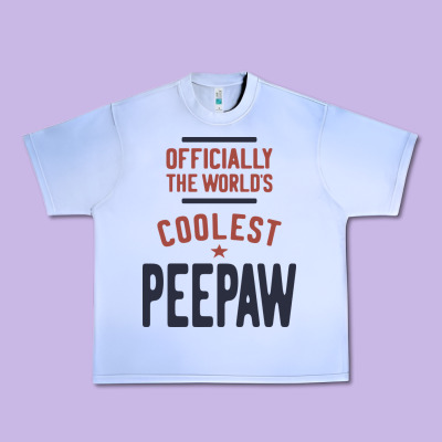 Officially The World's Coolest Peepaw | Mens Gift Urban Heavy Tee Designed By Artisfamous