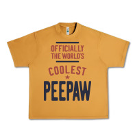 Peanut Butter Officially The World's Coolest Peepaw | Mens Gift Urban Heavy Tee - artisFamous