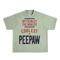 Officially The World's Coolest Peepaw | Mens Gift Urban Heavy Tee | Teevron