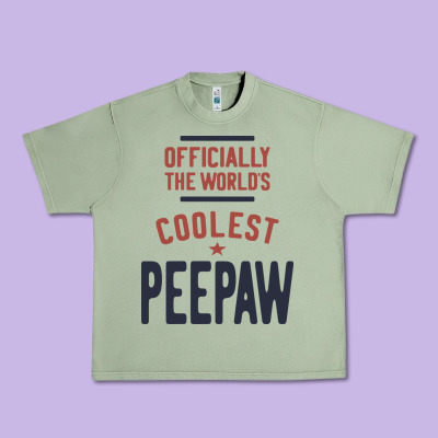 Officially The World's Coolest Peepaw | Mens Gift Urban Heavy Tee Designed By Artisfamous