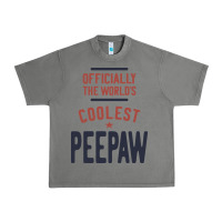 Tornado Officially The World's Coolest Peepaw | Mens Gift Urban Heavy Tee - artisFamous