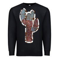 Black Cowhide Old Cactus Premium Sweatshirt - RanaPortraitStore