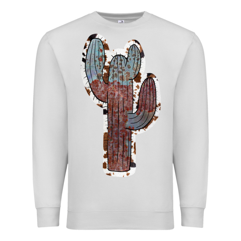 Cowhide Old Cactus Premium Sweatshirt by RanaPortraitStore | Teevron