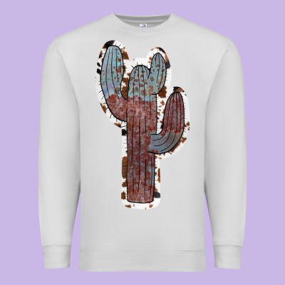 Cowhide Old Cactus Premium Sweatshirt Designed By Ranaportraitstore
