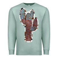Seafoam Cowhide Old Cactus Premium Sweatshirt - RanaPortraitStore
