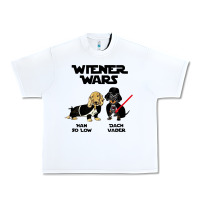 White wiener wars funny dachshund Urban Heavy Tee - artisFamous