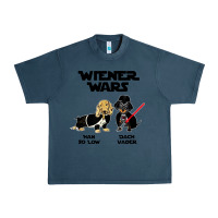 Midnight Navy wiener wars funny dachshund Urban Heavy Tee - artisFamous