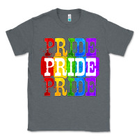 Charcoal Heather Pride pride pride Classic Tee - FaDigitalArtStudio