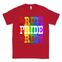 Red Pride pride pride Classic Tee - FaDigitalArtStudio