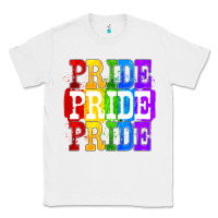 White Pride pride pride Classic Tee - FaDigitalArtStudio