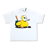 White mighty rubber ducky Urban Heavy Tee - artisFamous